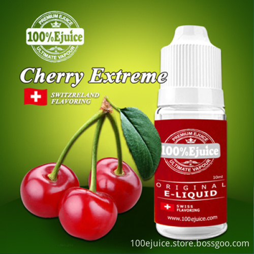 OEM Label Top Quality 10ml Cherry Extreme E Liquids China Manufacturer